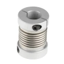 SICK 21 mm Outside Diameter 10 mm Bore 29 mm Length Bellows Clamp Flexible Coupler KUP-1010-B / 5312983
