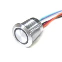 RS PRO Capacitive Switch Latching Momentary Illuminated RGB NPN IP68 175-8660
