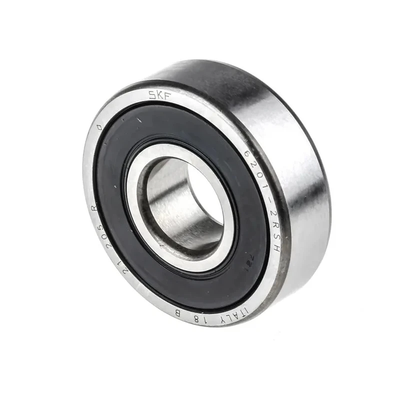 SKF Single Row Deep Groove Ball Bearing 12 mm ID 32 mm OD 10 mm Width Sealed Sheet Metal Cage 6201-2RSH