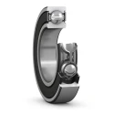 SKF Single Row Deep Groove Ball Bearing 12 mm ID 32 mm OD 10 mm Width Sealed Sheet Metal Cage 6201-2RSH
