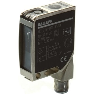 BALLUFF Light Intensity Sensor Ultraviolet LED 40 mm, PNP Output, 30 mA Current, IP67, Panel Mount BLT 21M-001-P-S4