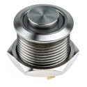 RS PRO Illuminated Momentary Push Button Switch, Panel Mount, 16 mm Cutout, SPST Contact, Red LED, IP67, 36 V dc 175-9209