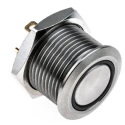 RS PRO Illuminated Momentary Push Button Switch Panel Mount 16 mm Cutout SPST Yellow LED IP67 36 V dc 175-9226