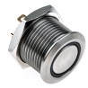 RS PRO Illuminated Momentary Push Button Switch Panel Mount 16 mm Cutout SPST Yellow LED IP67 36 V dc 175-9226