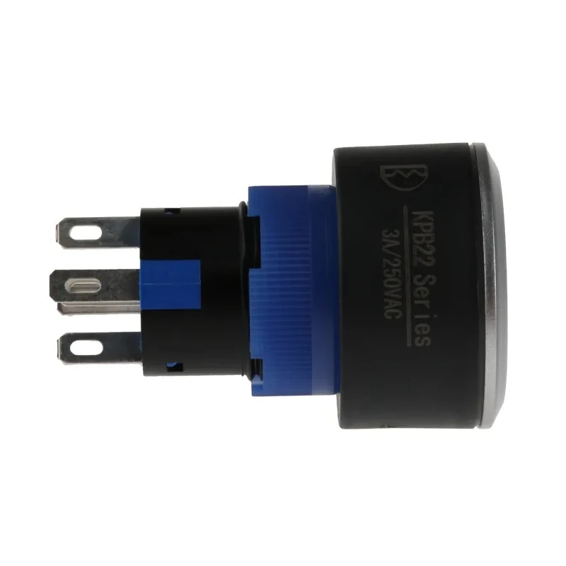 RS PRO Illuminated Momentary Push Button Switch, Panel Mount, 22.2 mm Cutout, SPDT, Red LED, IP65, 250 V AC 250-8927 175-8927
