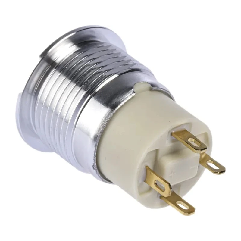 RS PRO Illuminated Push Button Switch, Latching, Panel Mount, 16 mm Cutout, SPST, Blue LED, IP67, 36 V dc 175-9293