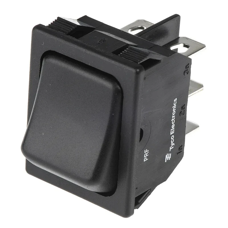TE Connectivity DPDT On-Off-On Rocker Switch Panel Polyamide 66 Housing 16A Contact 1-1634201-0