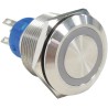 RS PRO Illuminated Momentary Push Button Switch, Panel Mount, 22.2 mm Cutout, SPDT, White LED, IP67, 250 V AC, 3-5A 175-9332