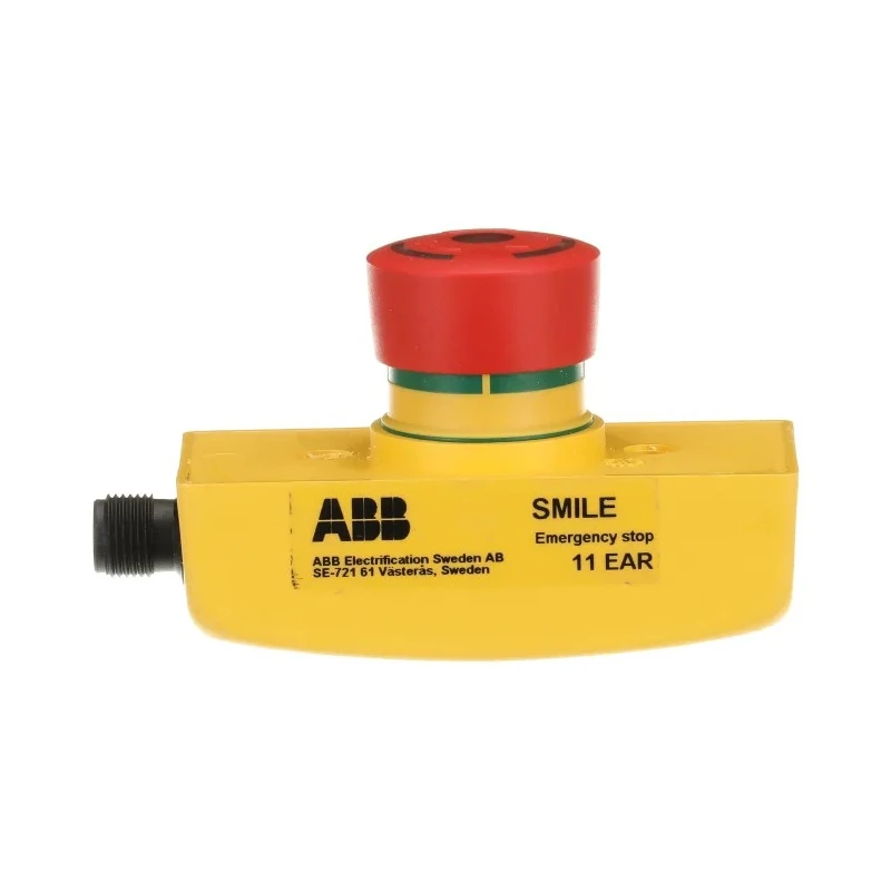 ABB Jokab Smile 11 EAR Series Turn Release Illuminated Emergency Stop Push Button Surface Mount 2TLA030051R0100 Smile 11 EAR
