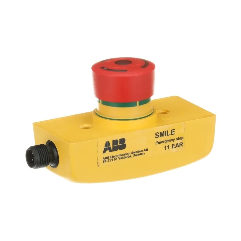 ABB Jokab Smile 11 EAR Series Turn Release Illuminated Emergency Stop Push Button Surface Mount 2TLA030051R0100 Smile 11 EAR