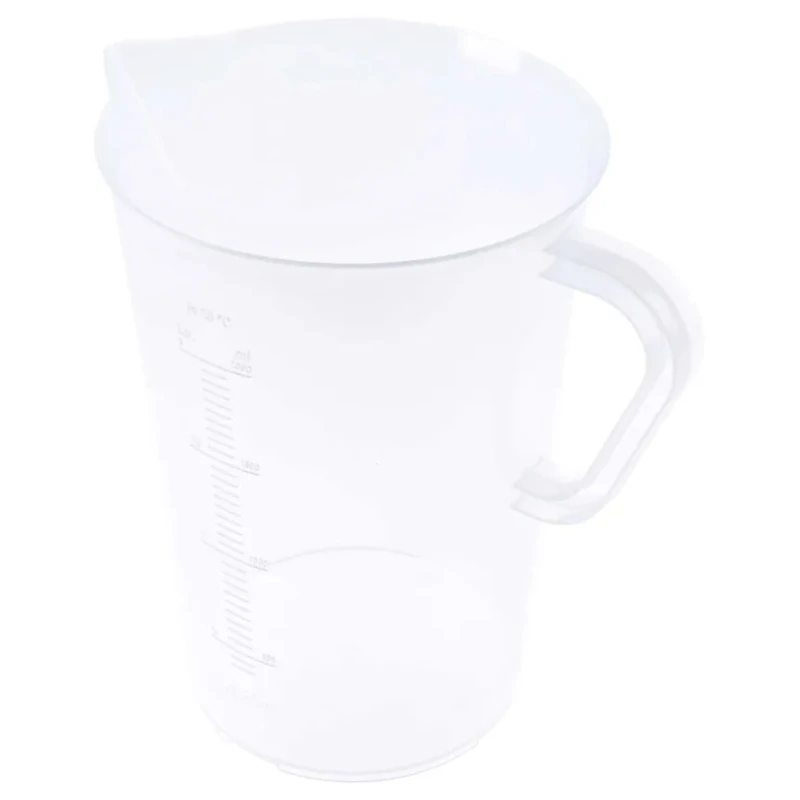 RS PRO Polypropylene 2L Laboratory Jug Chemical Resistant with Ergonomic Handle 478-1646