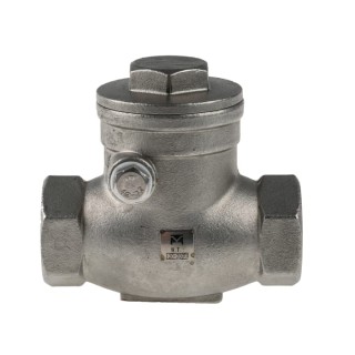 RS PRO Stainless Steel Threaded BSP Single Check Valve 3/4 in, 14 bar 499-2638