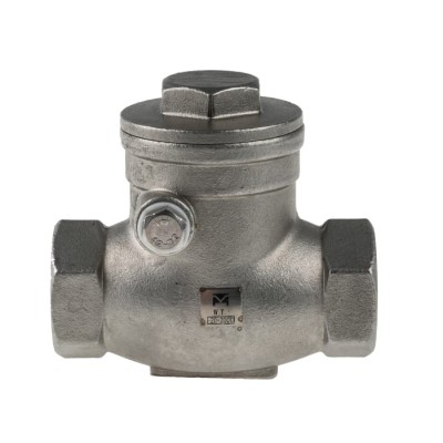RS PRO Stainless Steel Threaded BSP Single Check Valve 3/4 in, 14 bar 499-2638