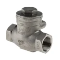 RS PRO Stainless Steel Threaded BSP Single Check Valve 3/4 in, 14 bar 499-2638