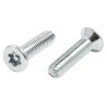 RS PRO Bright Zinc Steel Countersunk Tamper Proof Security Screw M3 x 12 mm 482-8133