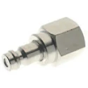 RS PRO Nickel Plated Brass Coupler Nipple 1/8 in Male Thread 0.13in Hose Barb 12 bar Pressure 80°C Max Operating 176-1961