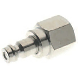 RS PRO Nickel Plated Brass Coupler Nipple 1/8 in Male Thread 0.13in Hose Barb 12 bar Pressure 80°C Max Operating 176-1961