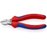 Knipex Side Cutter Diagonal Cutter With Bevel 140mm Jaw Width 11mm Maximum Cutting Capacity 4mm 70 02 140