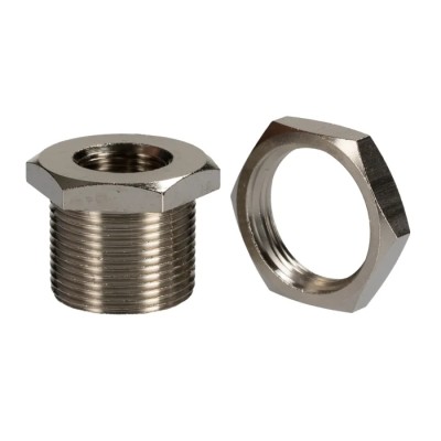 RS PRO Brass Threaded Fitting Male BSP 3/8 inch to M26 Male, Maximum Operating Temperature 300°C 176-2046