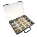 RS PRO Slot Flat Brass Wood Screw with Nickel Finish, Grade A2, DIN 96 Standard 483-3028