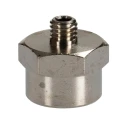 RS PRO Nickel-Plated Brass Threaded Male Fitting G 1/8 in 3.175 mm M5 176-2134