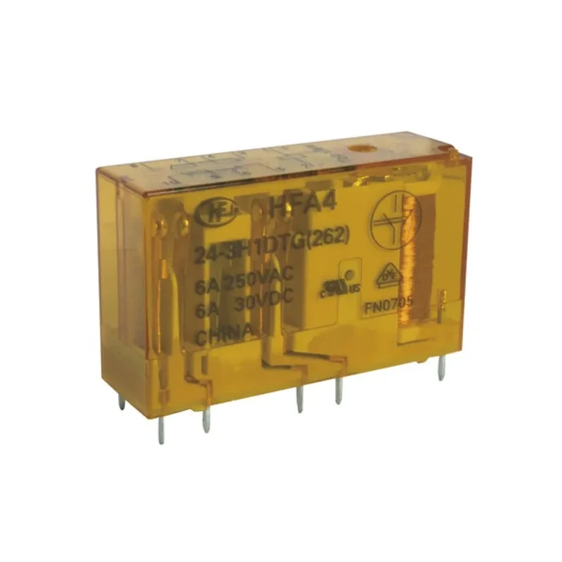 Hongfa Europe GMBH Force Guided Relay Surface Mount DPDT 1-Pole 12V dc Coil Voltage HFA4/12-2H2DTGF