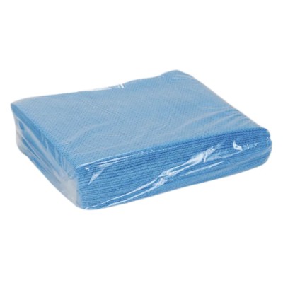 RS Pro Blue Cloths for Heavy Duty Wiping Dry Use Box of 25 Per Pack 49 x 38 cm Repeat Use 176-3660
