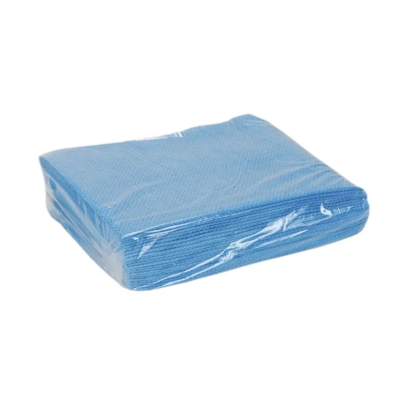 RS Pro Blue Cloths for Heavy Duty Wiping Dry Use Box of 25 Per Pack 49 x 38 cm Repeat Use 176-3660