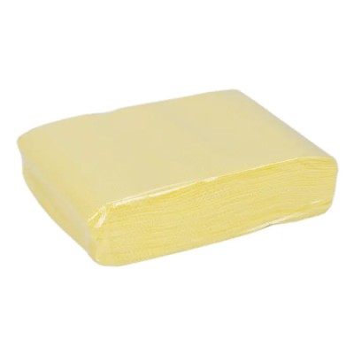 RS PRO Yellow Cloths for Heavy Duty Wiping Dry Use Box of 25 Per Pack 49 x 38 cm Repeat Use 176-3657