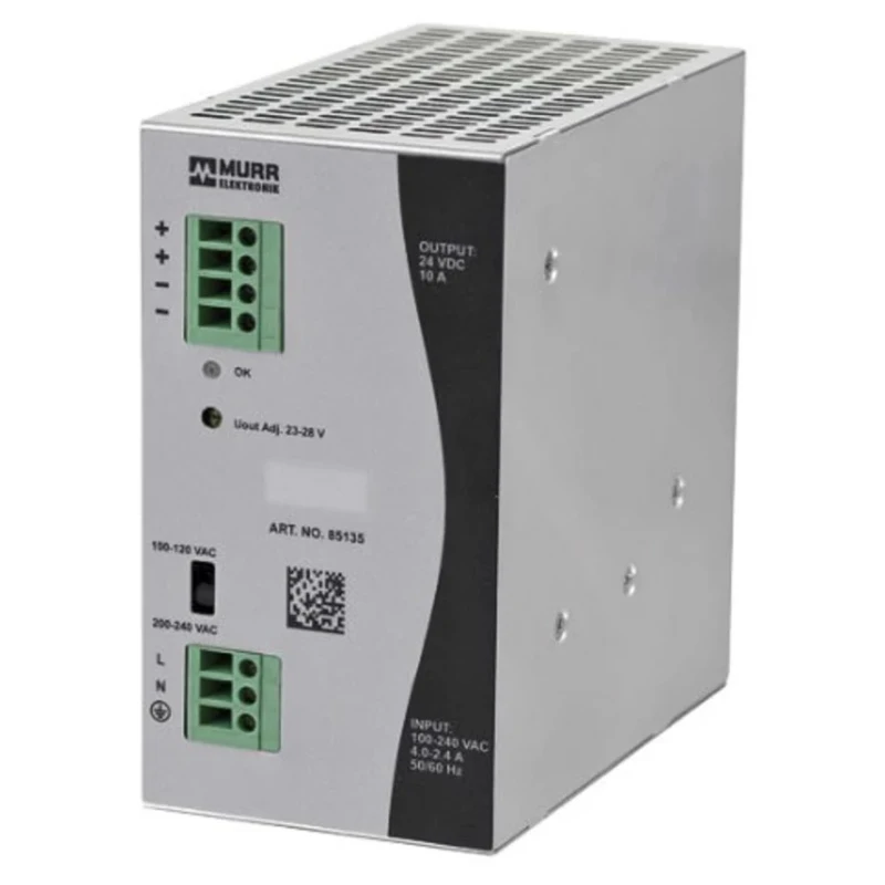 Murrelektronik Limited Eco-Rail Switched Mode DIN Rail Power Supply 264V AC Input 24V DC 10A Output 240W 85135