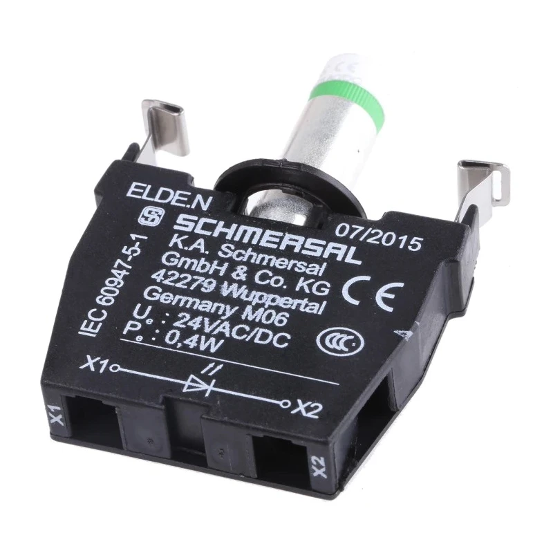 Schmersal ELDE.N Series Terminal Block 3-Way 8A Screw Connection 250V ELDE.N GN 24