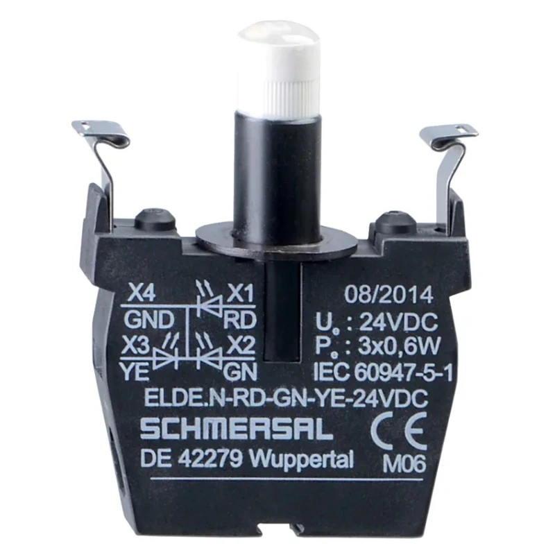 Schmersal ELDE.N Series Terminal Block 3-Way 8A Screw Connection 250V ELDE.N GN 24