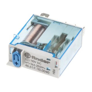 Finder PCB Power Relay, 110V DC Coil, 25A Switching Current, SPDT 46.61.9.110.0040