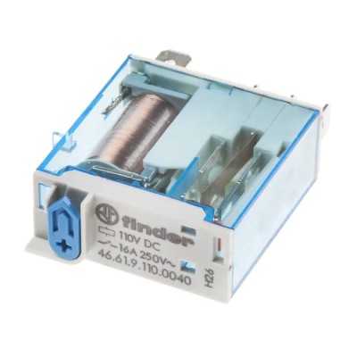 Finder PCB Power Relay, 110V DC Coil, 25A Switching Current, SPDT 46.61.9.110.0040