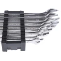 Bahco Open End Spanner Set 8 Pieces 6 x 7 To 20 x 22 mm Vanadium Extra Steel Nickel Chrome Plated 6M/8C