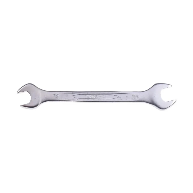 Bahco Open End Spanner Set 8 Pieces 6 x 7 To 20 x 22 mm Vanadium Extra Steel Nickel Chrome Plated 6M/8C
