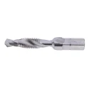 EXACT Threading Tap, M6 Thread, Metric Standard Combination Single-Cut HSS Spiral Flute Right Hand 44mm 05904