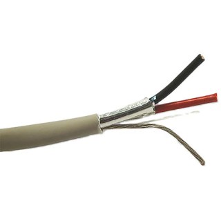 Belden Screened Control Cable 2 Cores 0.33mm² 22 AWG Grey Polypropylene Sheath 300V 100 m 4500FE.00100