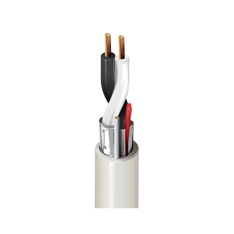 Belden Screened Control Cable 2 Cores 0.33mm² 22 AWG Grey Polypropylene Sheath 300V 100 m 4500FE.00100
