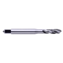 EVENTUS Machine Tap, Spiral Flute, M5 Thread, Metric Standard, HSS-G, 70mm Length, 6mm Shank Diameter, 2-Pitch Chamfer 10353