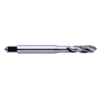 EVENTUS Machine Tap, Spiral Flute, M5 Thread, Metric Standard, HSS-G, 70mm Length, 6mm Shank Diameter, 2-Pitch Chamfer 10353