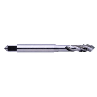 EVENTUS Machine Tap, Spiral Flute, M5 Thread, Metric Standard, HSS-G, 70mm Length, 6mm Shank Diameter, 2-Pitch Chamfer 10353