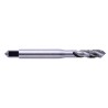 EVENTUS Machine Tap, Spiral Flute, M5 Thread, Metric Standard, HSS-G, 70mm Length, 6mm Shank Diameter, 2-Pitch Chamfer 10353