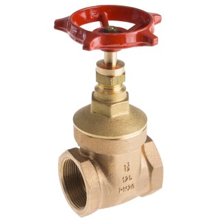RS PRO Bronze Body Gate Valve 1 to 1/2 in Female Ports 20 bar Maximum Operating Pressure 510-3823