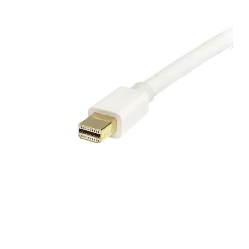 RS PRO Mini DisplayPort to DisplayPort Cable, 1 m, Polyvinyl Chloride Jacket, White MDP2DPMM1MW