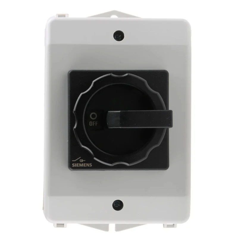 Siemens 3-Pole Fixed Isolator Switch IP65, 16A, 8 kW, 690V AC, SENTRON Series 