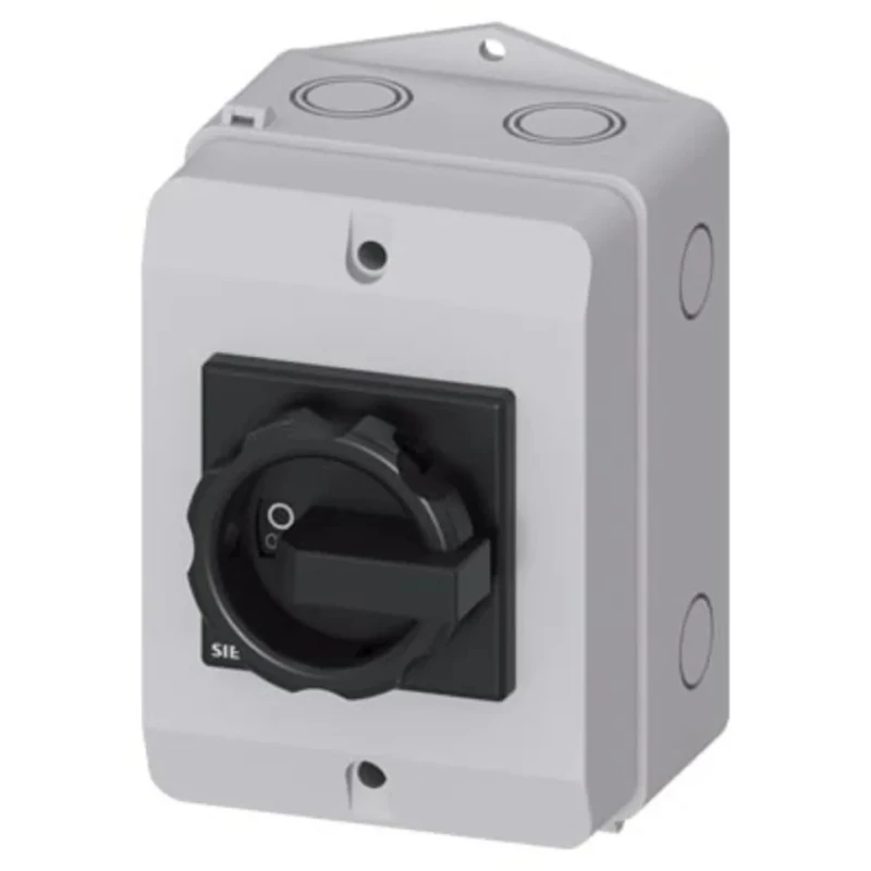 Siemens 3-Pole Fixed Isolator Switch IP65, 16A, 8 kW, 690V AC, SENTRON Series 