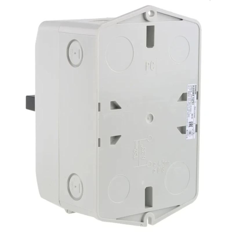 Siemens 3-Pole Fixed Isolator Switch IP65, 16A, 8 kW, 690V AC, SENTRON Series 