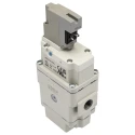 SMC Pneumatic Solenoid Start-Up Valve G AV Series 24V dc, 2433 L/min, 1/4 in Port, Die Cast Aluminium Body AV2000-F02-5YOB-A