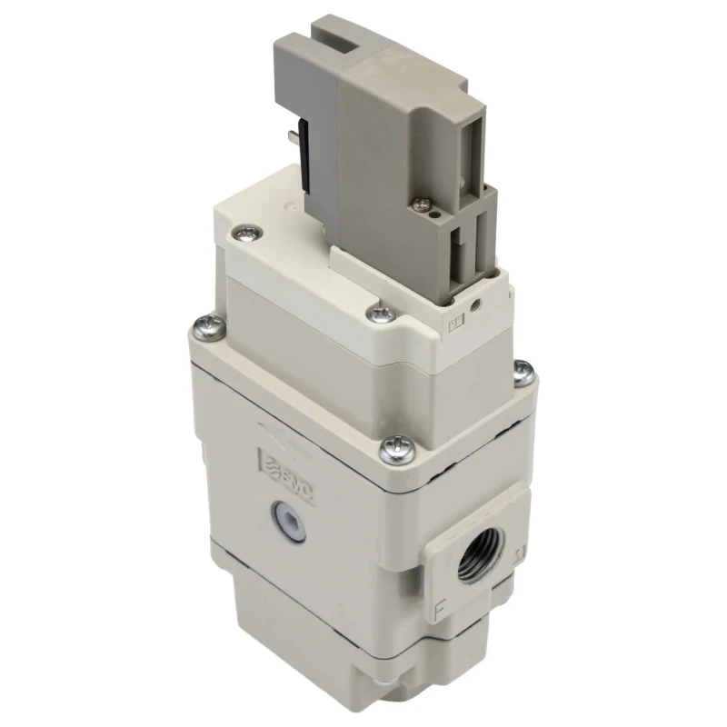 SMC Pneumatic Solenoid Start-Up Valve G AV Series 24V dc, 2433 L/min, 1/4 in Port, Die Cast Aluminium Body AV2000-F02-5YOB-A